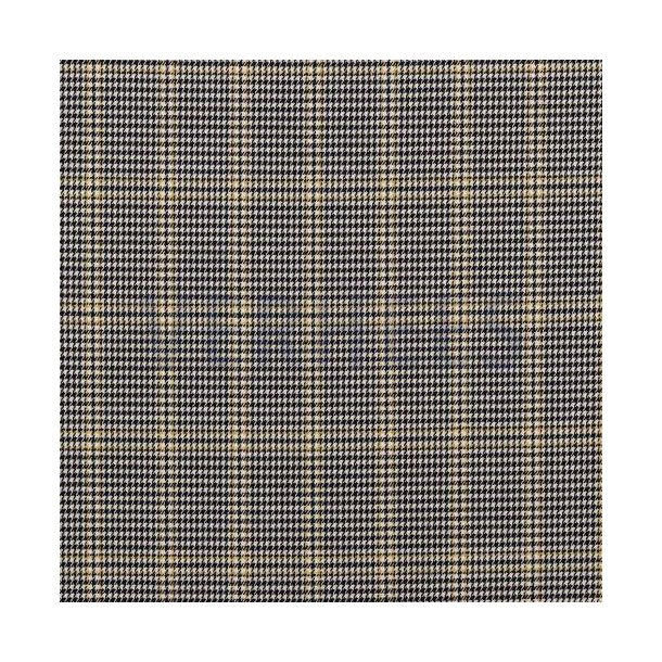 Tartan check, Black/white/okker