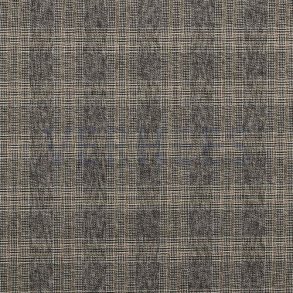 Tartan check, Offwhite/black/taupe