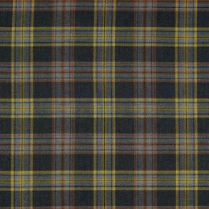 Tartan check, Grey/Okker/rust