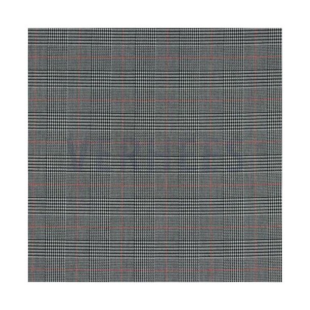 Tartan check, Black/white/red