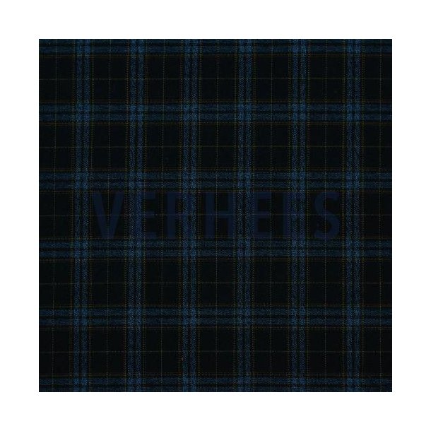 Tartan check, Navy/Jeans/Camel