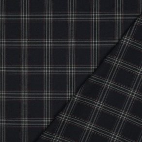 Tartan check, Navy/grey/red