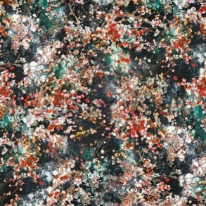 Magnolia polyester stretch Black