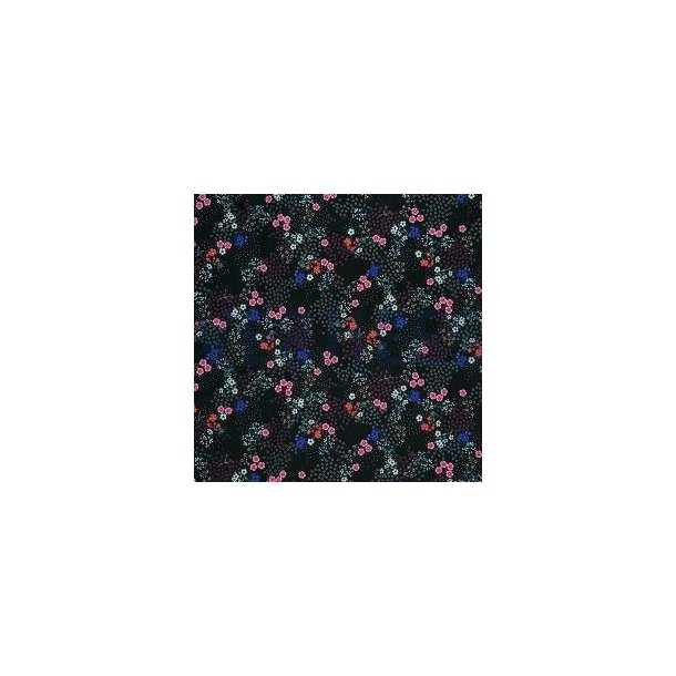Magnolia polyester stretch Black