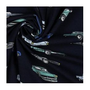 �kotex bomulds jersey classic cars, Navy