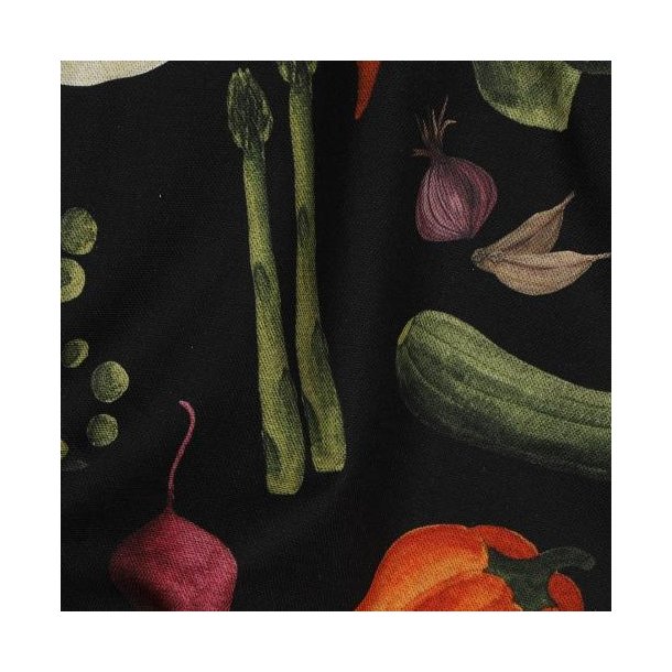 Canvas digital Vegetables, Black