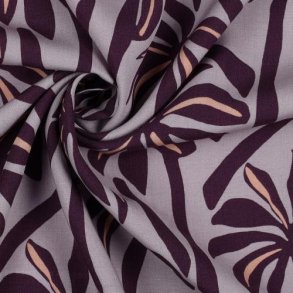 Radiance/viscose Palmtrees, Purple