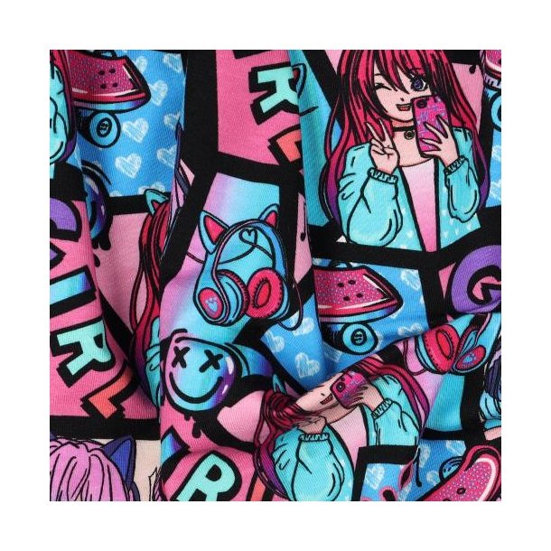 �kotex bomulds jersey Manga, Multicolour