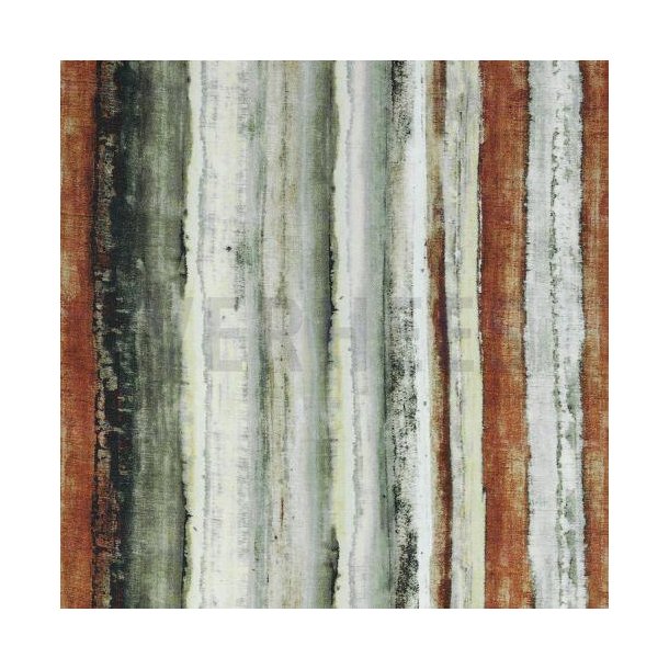 Viscose m/digitalprint Old green