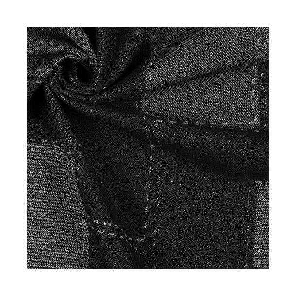 Jeans Jacquard Patchwork, Black