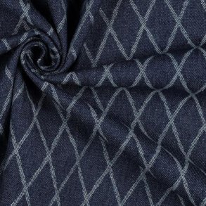 Jeans Jacquard Diamond, Indigo