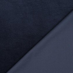 Corduroy washed 6W stretch, Navy