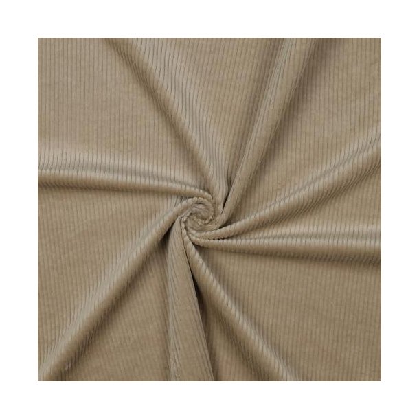 Corduroy washed 6W stretch, Sand