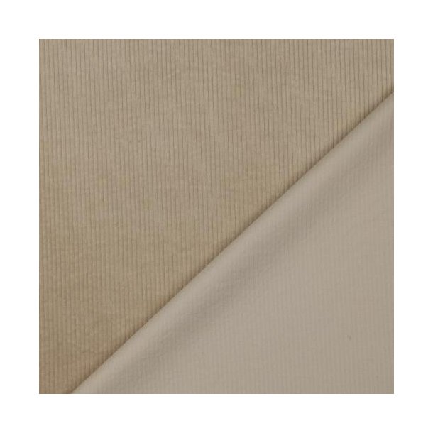 Corduroy washed 6W stretch, Sand