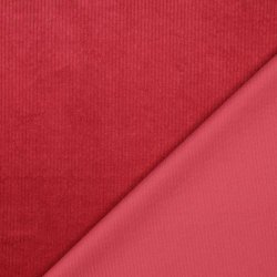 Corduroy washed 6W stretch, Claret red