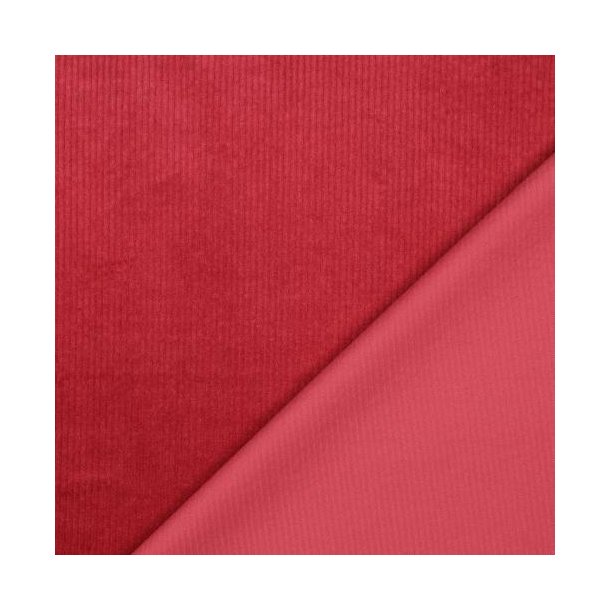 Corduroy washed 6W stretch, Claret red