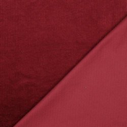 Corduroy washed 6W stretch, Bordeaux red