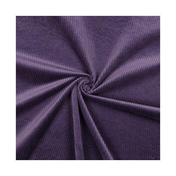 Corduroy washed 6W stretch, Dark lavender