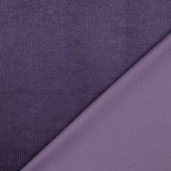 Corduroy washed 6W stretch, Dark lavender