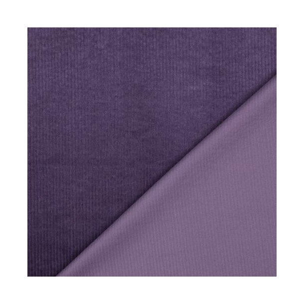 Corduroy washed 6W stretch, Dark lavender
