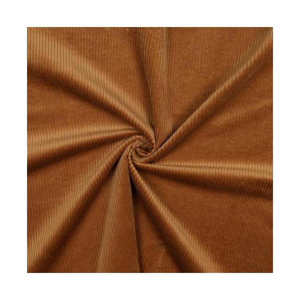Corduroy washed 6W stretch, Cognac