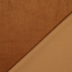 Corduroy washed 6W stretch, Cognac