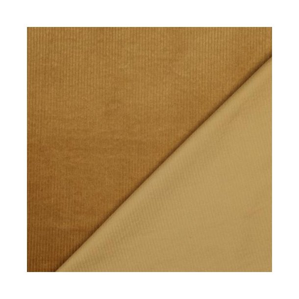 Corduroy washed 6W stretch, Mustard