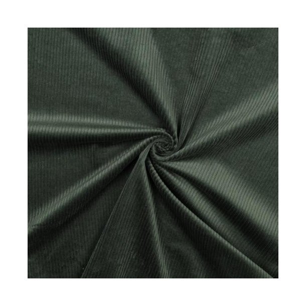 Corduroy washed 6W stretch, Dark green