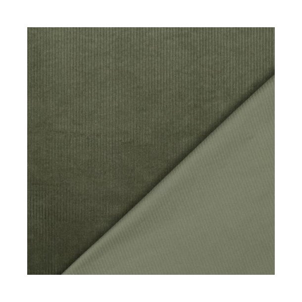 Corduroy washed 6W stretch, Pickle