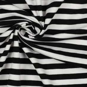 �kotex bomulds jersey Stripes, Black