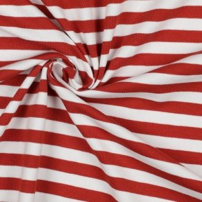 �kotex bomulds jersey Stripes, Brique