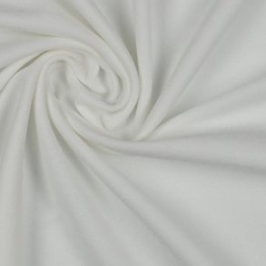 Brushed rib jersey, Ecru