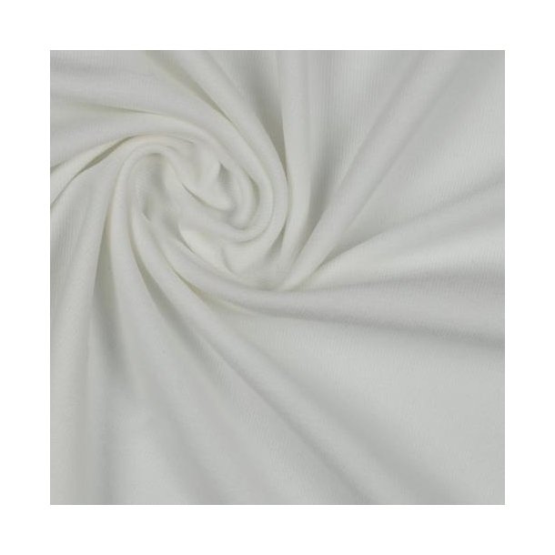 Brushed rib jersey, Ecru