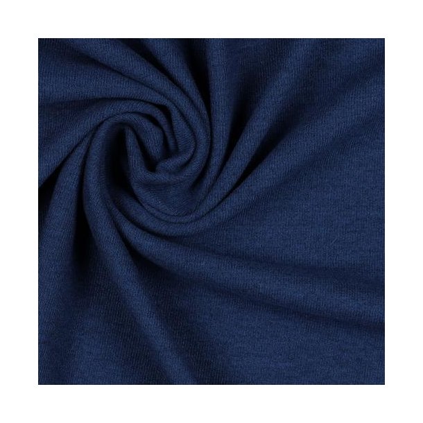 Brushed rib jersey, Dark blue
