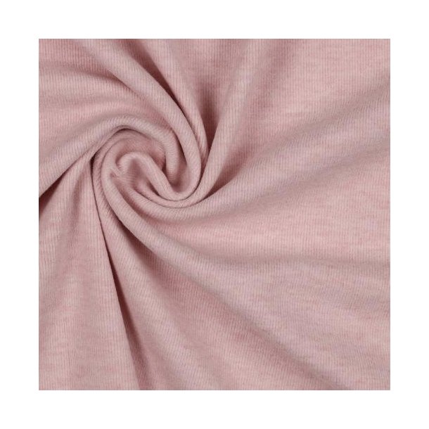 Brushed rib jersey, Light pink