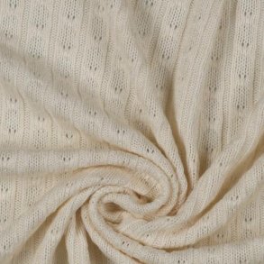 Knitted cable, Ecru