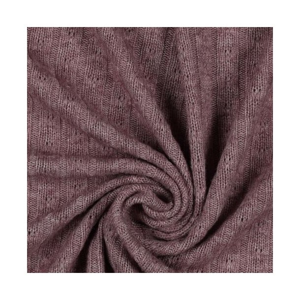 Knitted cable, Old rose