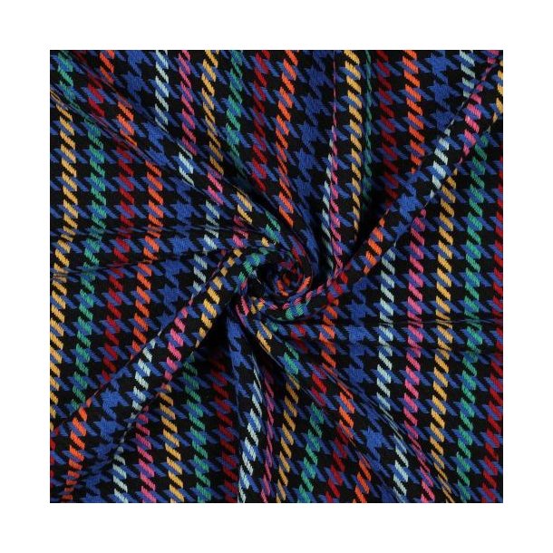 Pied de Poule, Dragtstof, Dark cobalt