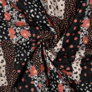 Stepped patchwork, Black