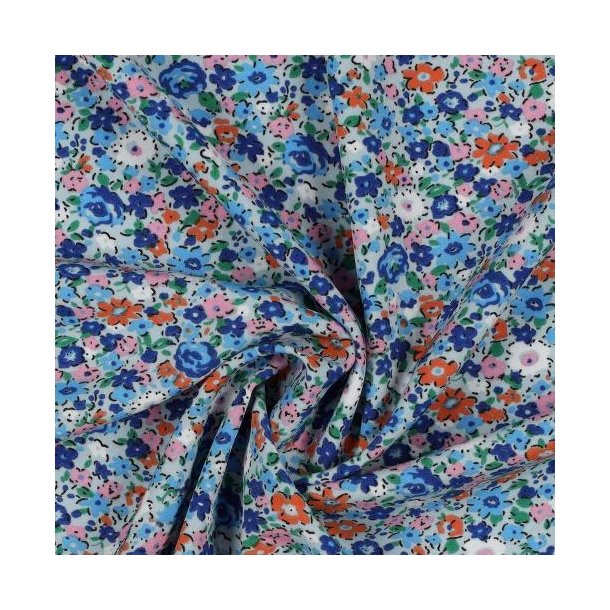 Magnolia Stretch Flowers, Royal blue