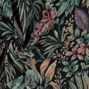 Gobelin Flowers, Black 