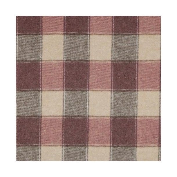 Brushed yarn dyed checks, Blush