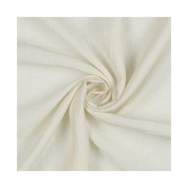 Viscose crinkle, Ecru