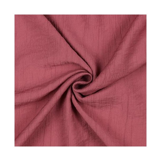 Viscose crinkle, Dark blush