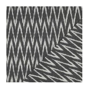 Cotton ikat, Grey