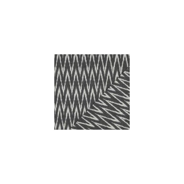 Cotton ikat, Grey