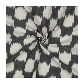 Cotton ikat, Grey