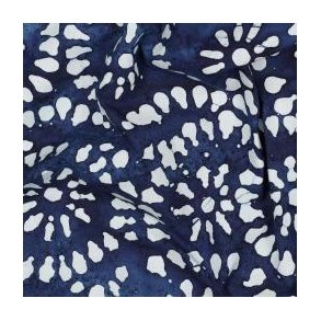 Unique crafted Batik cotton, Indigo