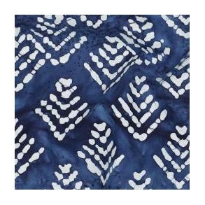 Unique crafted Batik cotton, Indigo