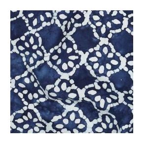 Unique crafted Batik cotton, Indigo